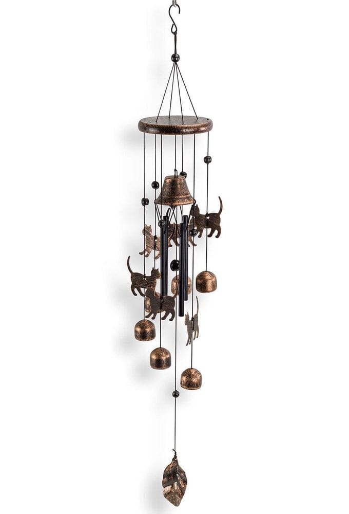 Cats Outdoor Garden Decor Wind Chime-Dawhud Direct-RoomDividersNow