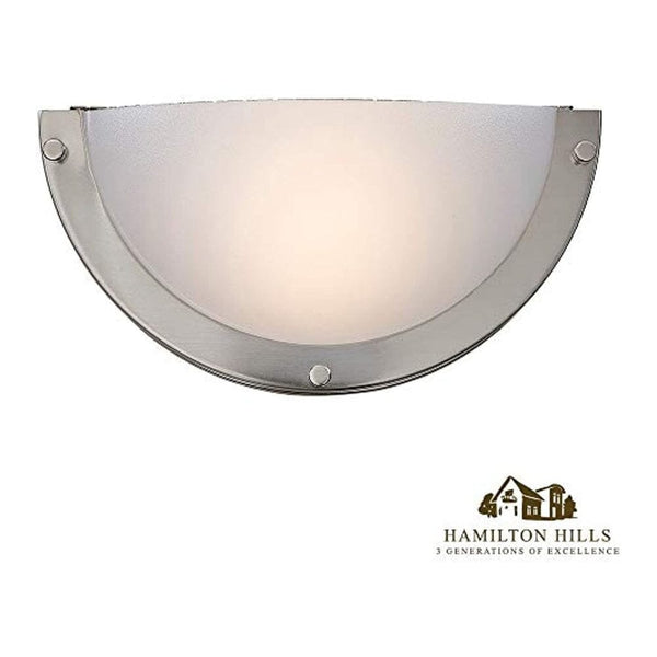 New Modern Half Moon LED Wall Sconce Light-Hamilton Hills-RoomDividersNow