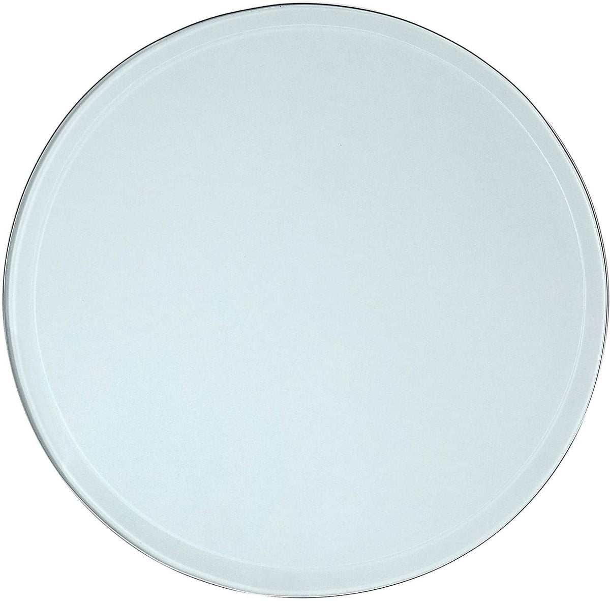 14" Beveled Glass Table Top - 3/8" Thick - Polished Edge - 14" Diameter