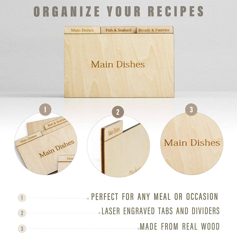 Wood Recipe Organizer