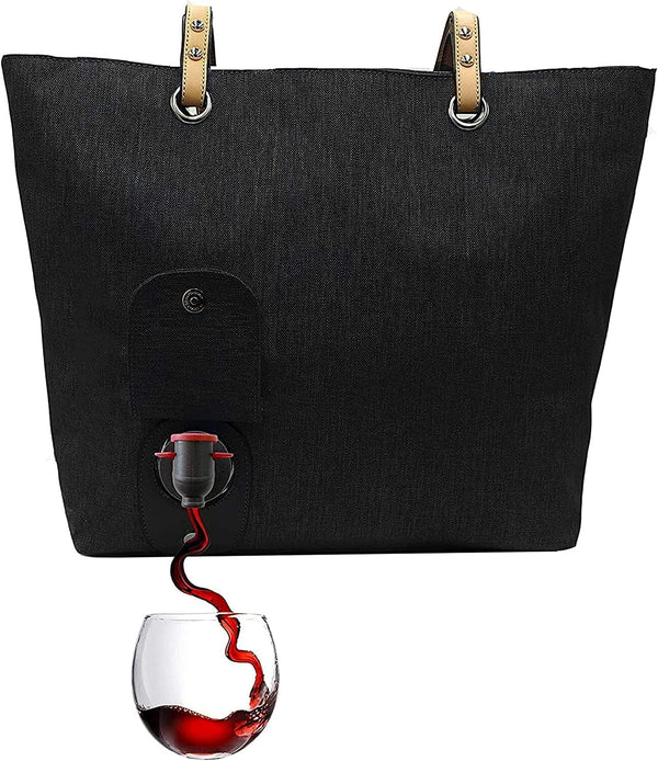 Leakproof Insulated Wine Tote: Holds 2 Bottles