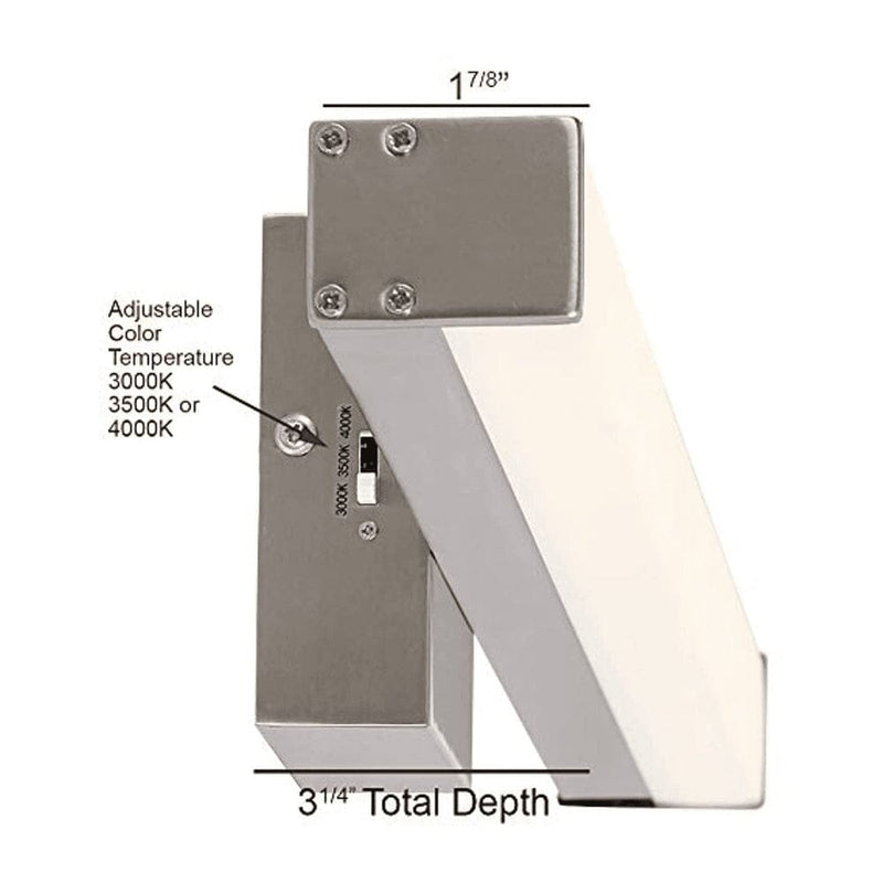 24" Thin Rectangular Bar Modern LED Vanity Light-Hamilton Hills-RoomDividersNow