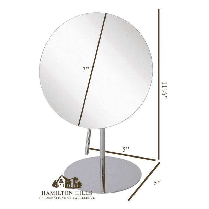 3x Magnified Round Makeup Mirror-Hamilton Hills-RoomDividersNow
