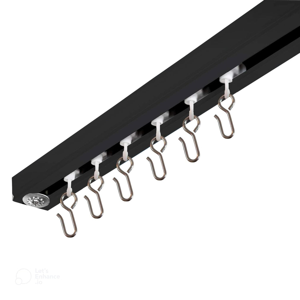 Ceiling Track Room Divider: Ceiling Curtain Track up to 36ft