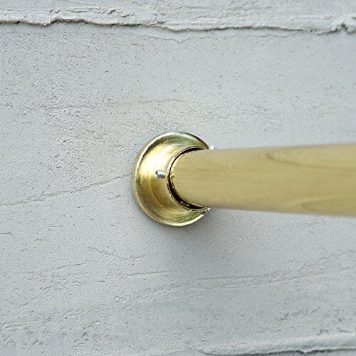 80in-120in Tension Curtain Rod, Gold