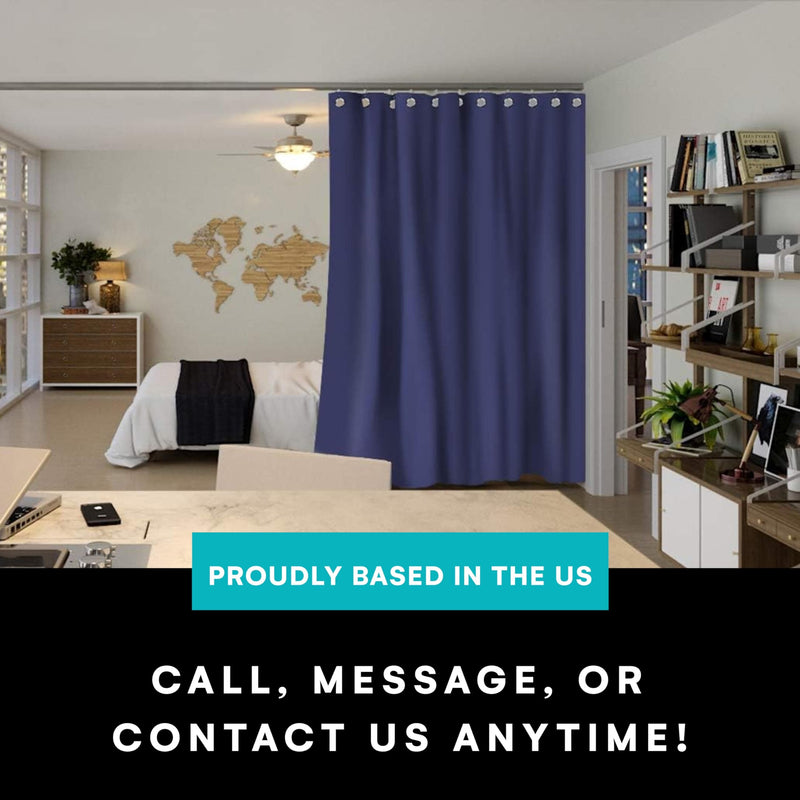 Room Divider Curtain, 8ft Tall X 15ft Wide