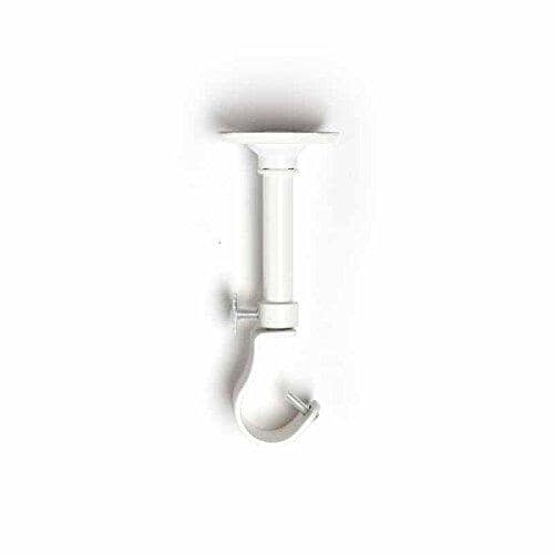 Adjustable Ceiling-Mounted Curtain Rod Support Brackets (1 Set of 2)-Room Dividers Now-RoomDividersNow