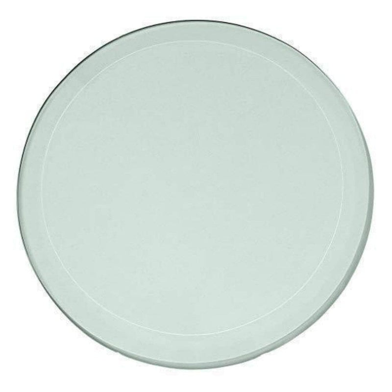 Beveled Glass Table Top (3/8" Thick, 14" Diameter)-Hamilton Hills-RoomDividersNow