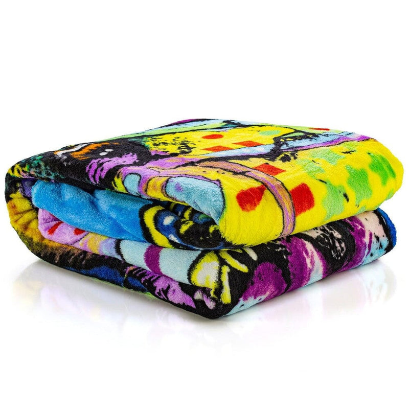 Bulldog Super Soft Plush Fleece Throw Blanket by Dean Russo-Dawhud Direct-RoomDividersNow