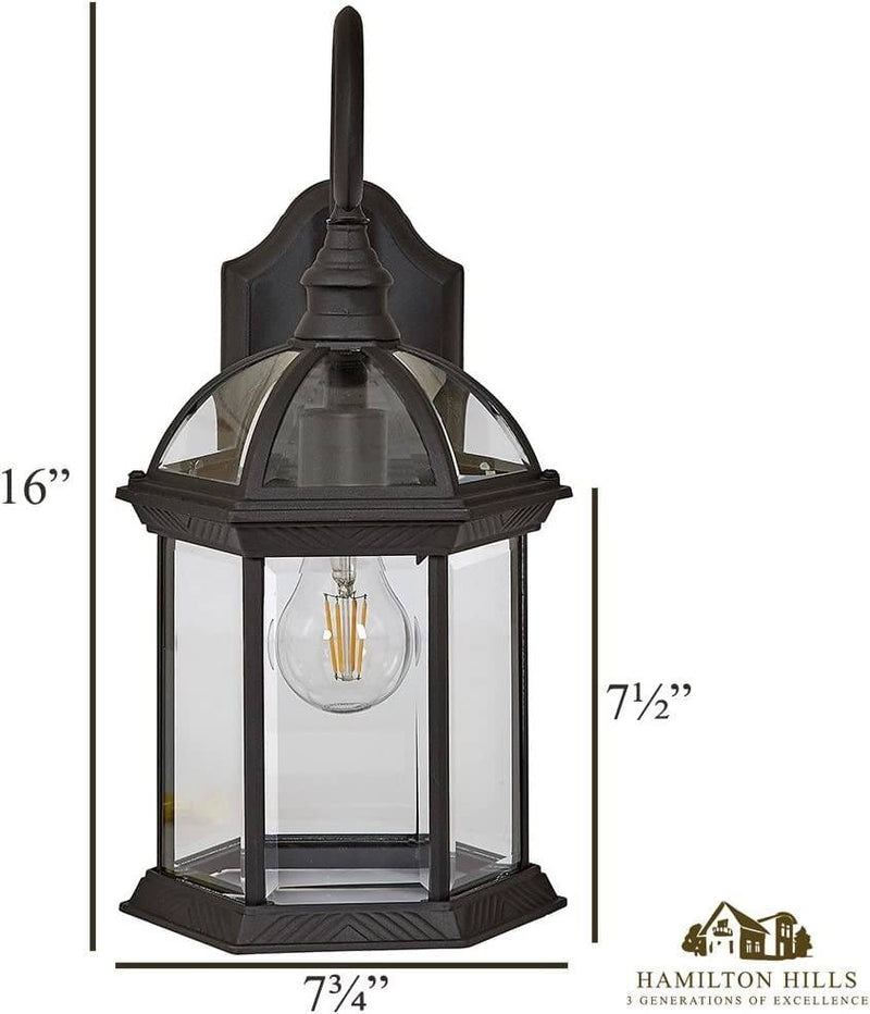 Classical Outdoor Wall Mount Sconce-Hamilton Hills-RoomDividersNow