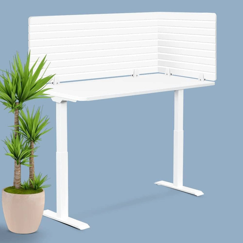 Cloud 9 Desk Divider Panel - 3ft Panel, White-Room Dividers Now-RoomDividersNow