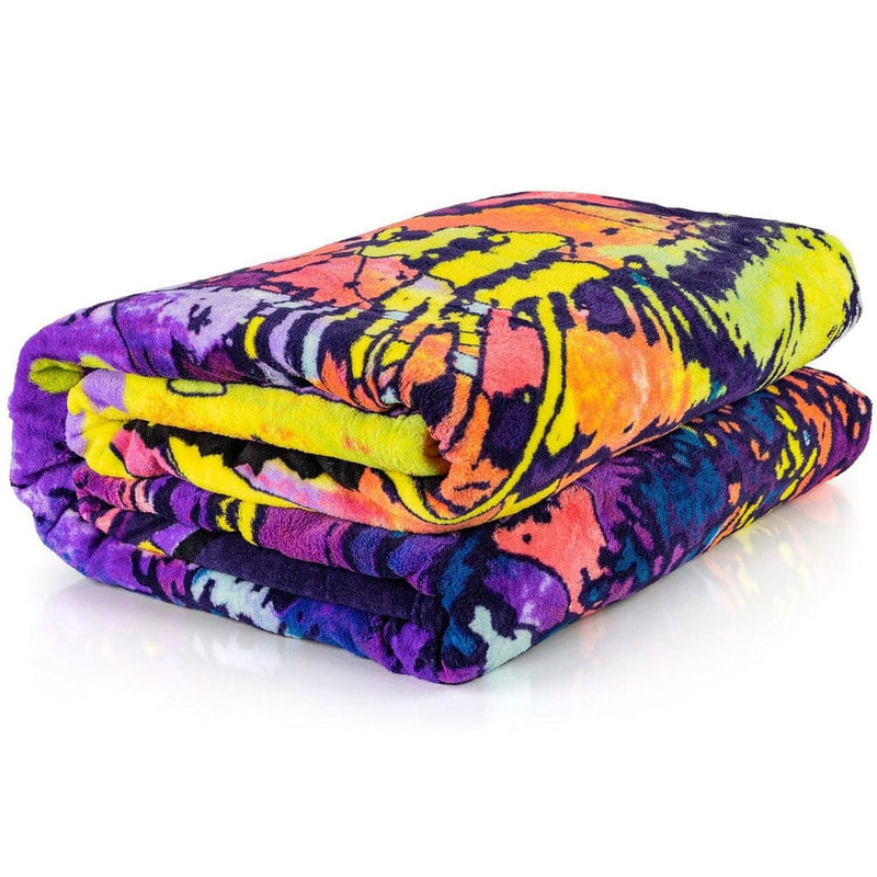Confident Cat Super Soft Full/Queen Size Plush Fleece Blanket by Dean Russo-Dawhud Direct-RoomDividersNow