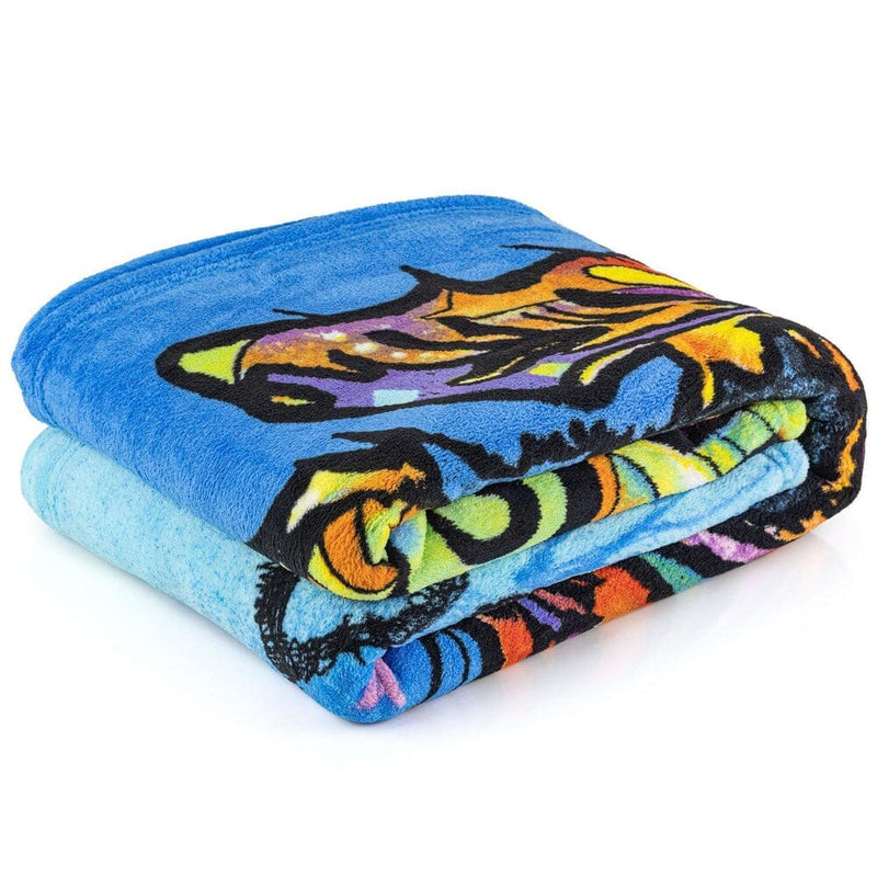 Dog is Love Super Soft Plush Fleece Throw Blanket by Dean Russo-Dawhud Direct-RoomDividersNow