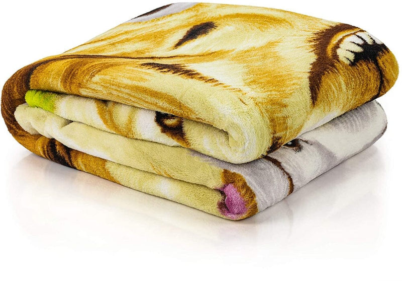 Dogs Selfie Super Soft Plush Fleece Throw Blanket-Dawhud Direct-RoomDividersNow