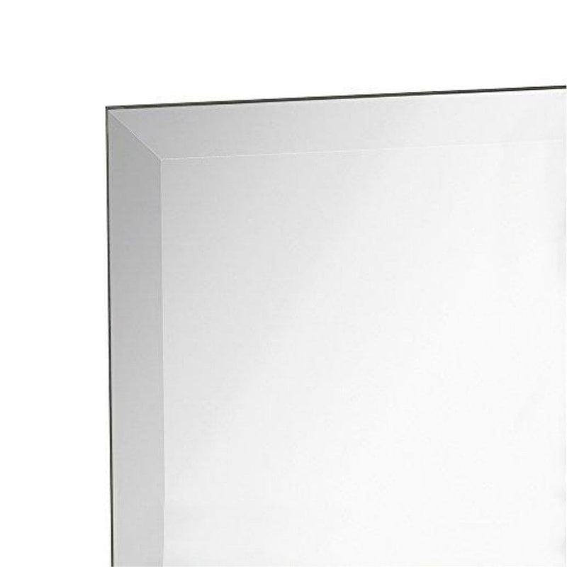 Large Simple Square Mirror with 1 Inch Bevel-Hamilton Hills-RoomDividersNow