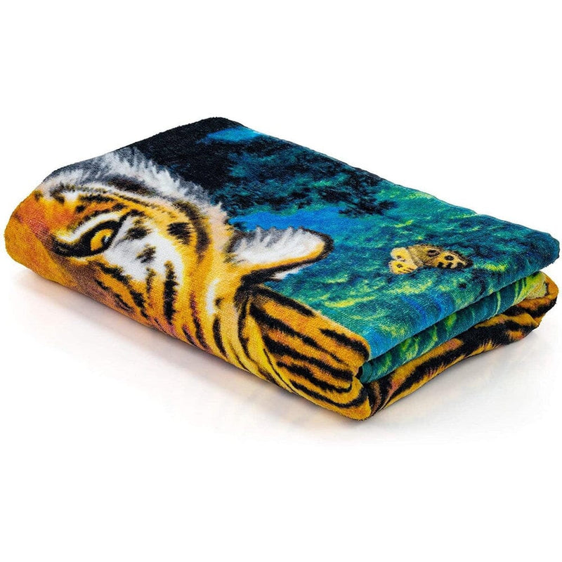 Moonlight Tiger Super Soft Plush Cotton Beach Bath Pool Towel-Dawhud Direct-RoomDividersNow