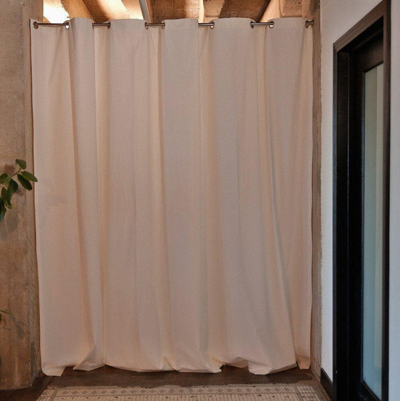 Muslin Room Divider Curtains-Room Dividers Now-RoomDividersNow