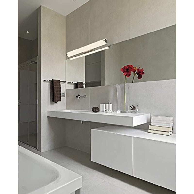 New Modern Frosted Bathroom Vanity Light Fixture-Hamilton Hills-RoomDividersNow