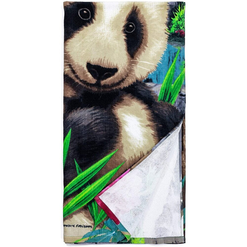 Precious Pandas Super Soft Plush Cotton Beach Bath Pool Towel-Dawhud Direct-RoomDividersNow