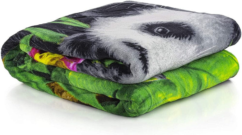 Precious Pandas Super Soft Plush Fleece Throw Blanket-Dawhud Direct-RoomDividersNow