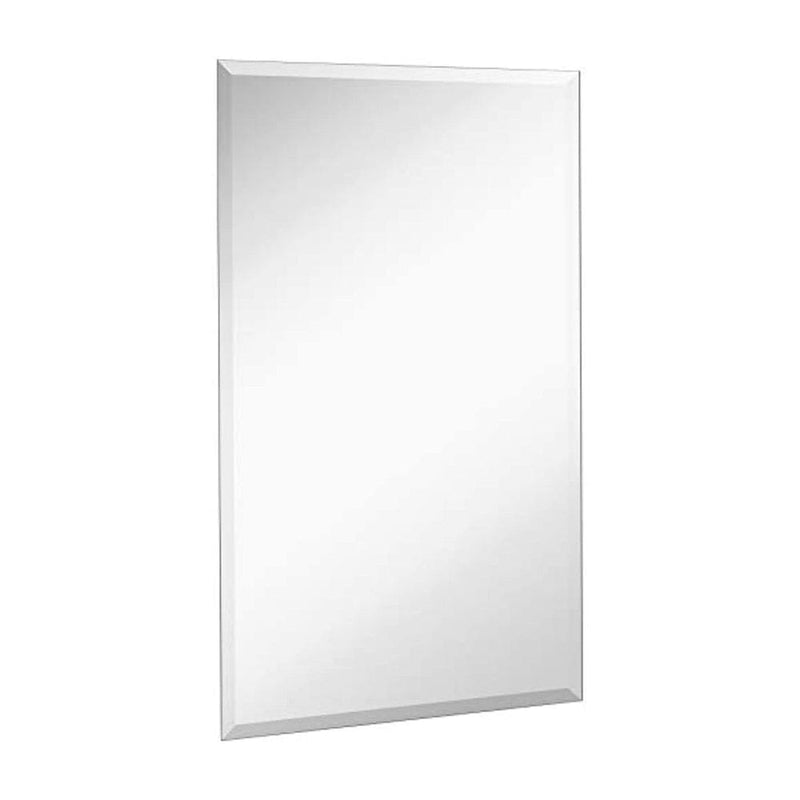 Premium Frameless 24x36 Mirror - Silver Rectangle Beveled Mirror-Hamilton Hills-RoomDividersNow