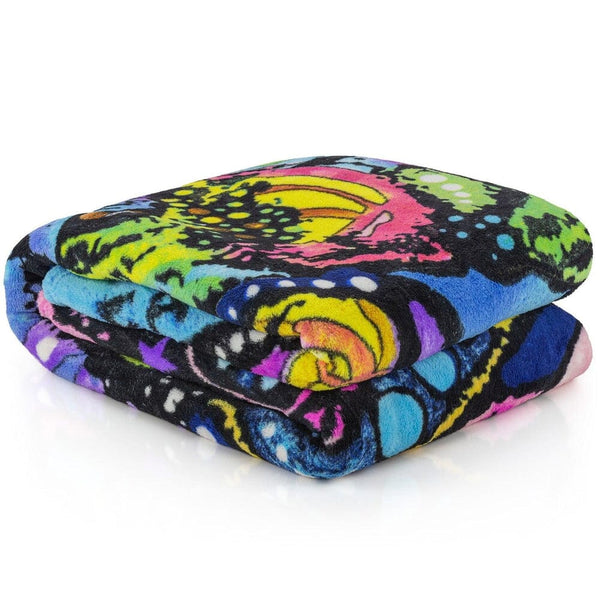 Rescues Are My Favorite Breed Super Soft Plush Fleece Throw Blanket by Dean Russo-Dawhud Direct-RoomDividersNow