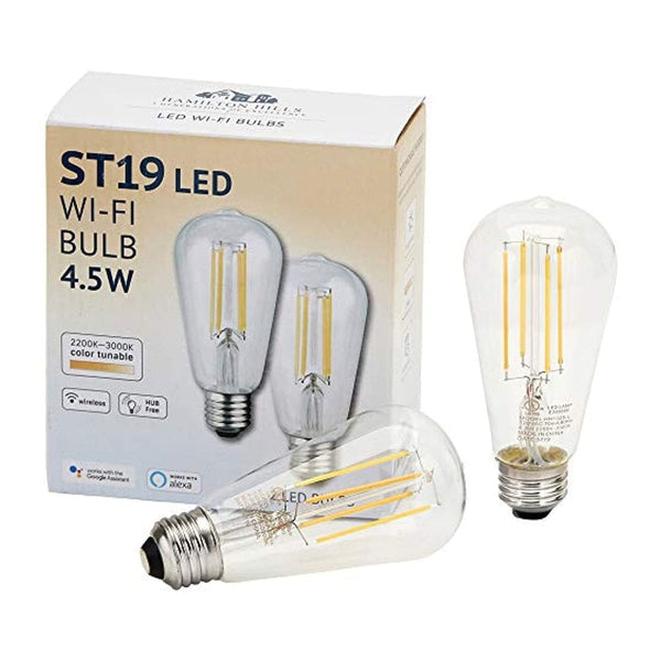 Smart Home Certified LED Edison Smart Light Bulb-Hamilton Hills-RoomDividersNow