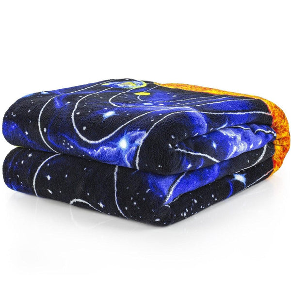 Solar System Super Soft Plush Fleece Throw Blanket-Dawhud Direct-RoomDividersNow