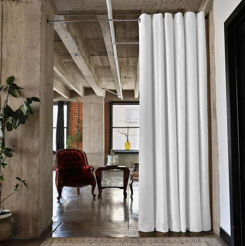 Tension Curtain Rod: Premium Tension Rod Room Divider-Room Dividers Now-RoomDividersNow