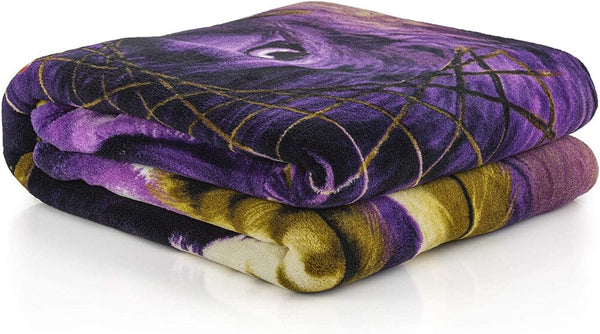 Wolf Dreamcatcher Super Soft Plush Fleece Throw Blanket-Dawhud Direct-RoomDividersNow