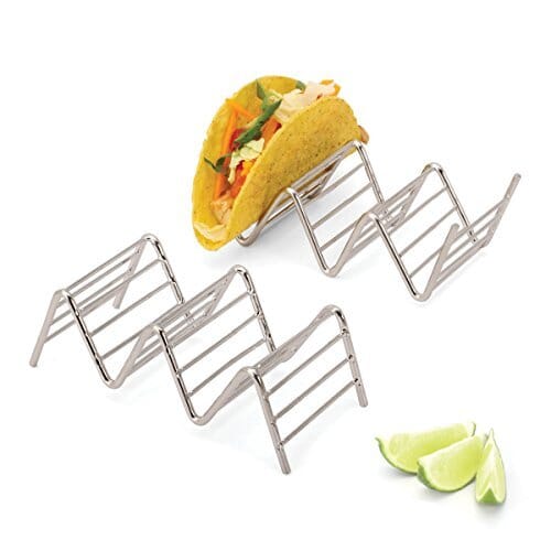 Stainless Steel Taco Holder Set for 2-3 Tacos
