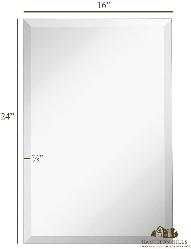 16x24 inch Premium Beveled Mirror
