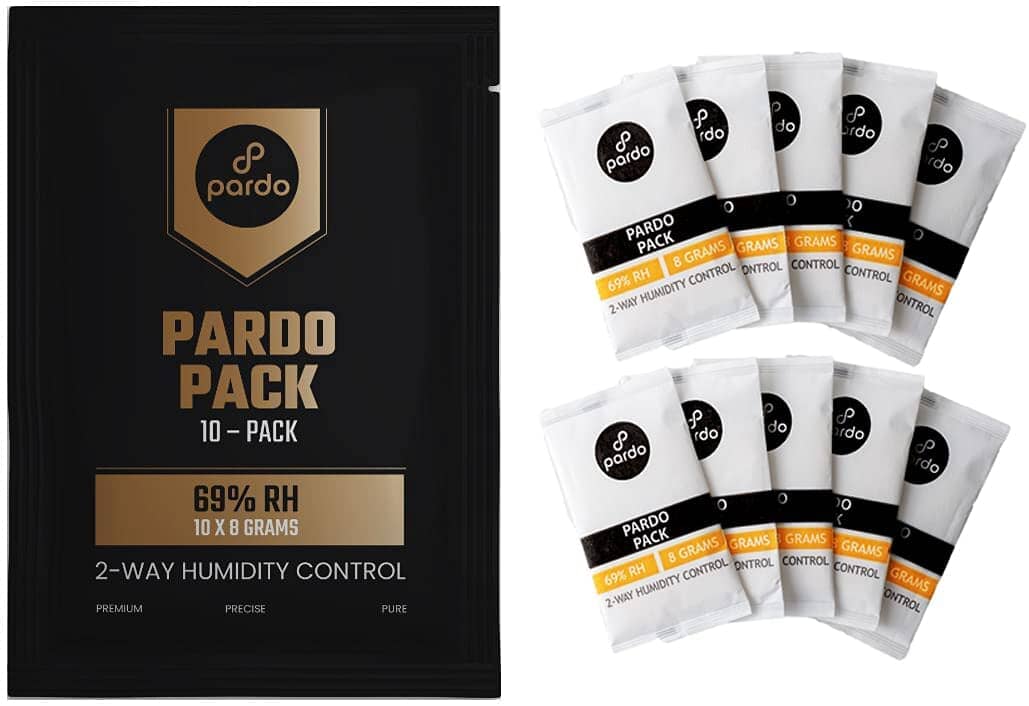 Resealable 2-Way Humidity Control for Fresh Cigars