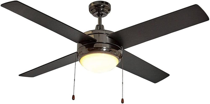 Modern Black Ceiling Fan with Light