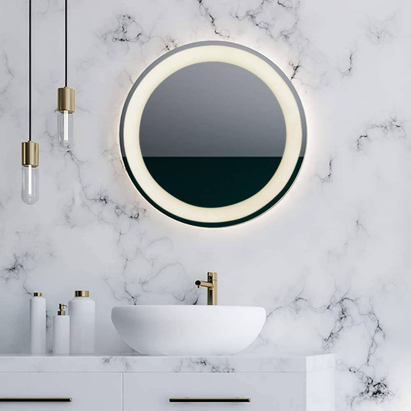 28" Circle Mirror with LED Lighting