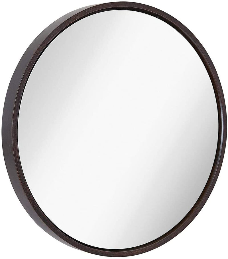 24" Circle Frame Wall Mirror