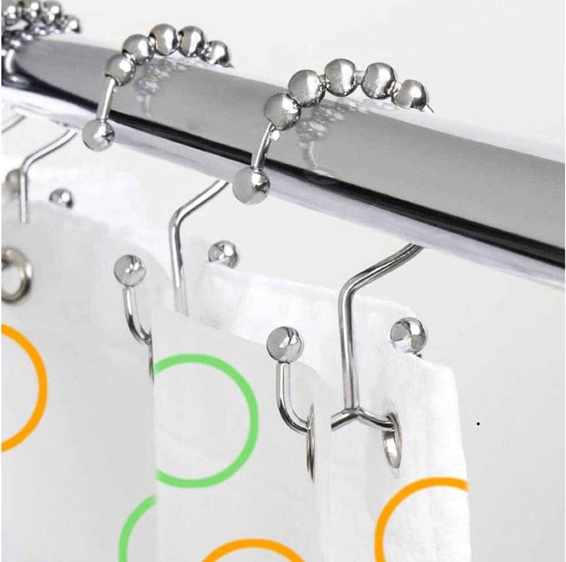 Double Hooks Shower Curtain Rings