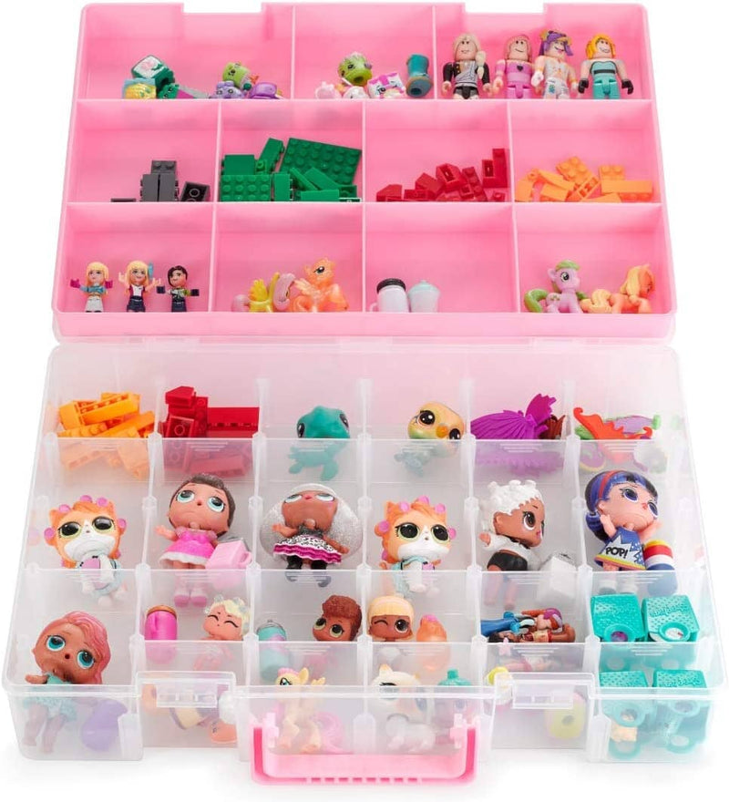 Bins & Things Toy Storage Organizer And Display Case Compatible With Beyblades, Lol