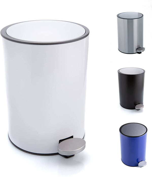 Softclose Stainless Steel Bathroom Trash Can