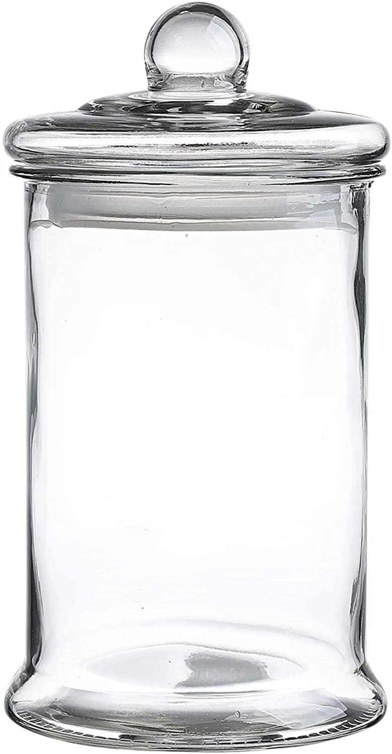 Glass Apothecary Jar Canister Set with Ball Lid (0.7 Gallon