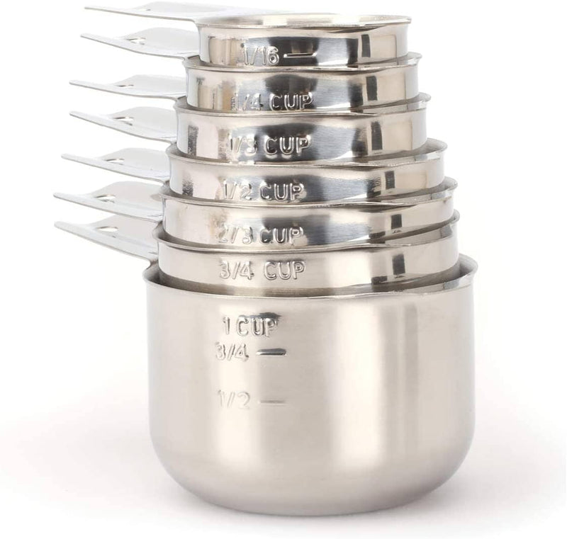Stackable Stainless Steel Measuring Cups