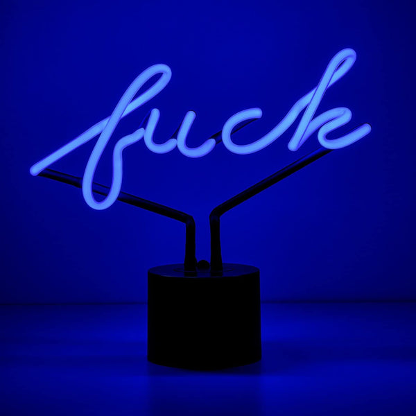Blue Glow Neon Desk Light