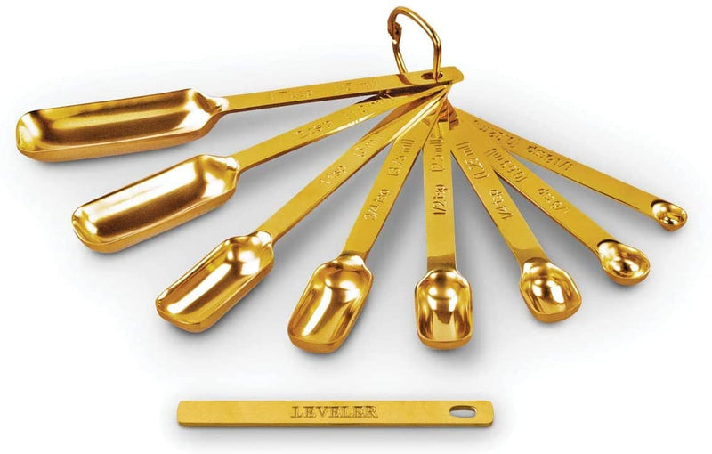 Gold Measuring Spoons Set
