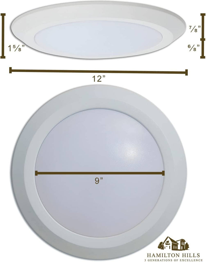 Dimmable Round Flush Mount LED Ceiling Light