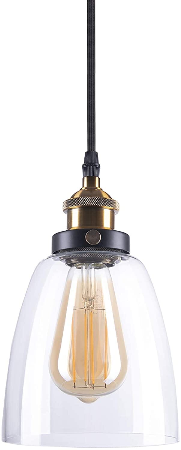 Vintage Pendant Lamp with Dimmable Edison Bulb and 15m Cable