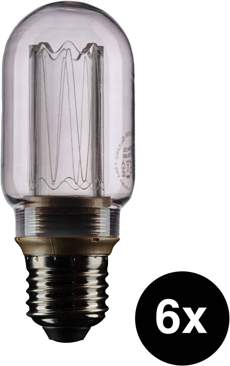 Dimmable Smoky Edison Illusion Lightbulb - 35w 1800k
