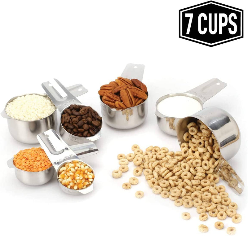 Stackable Stainless Steel Measuring Cups