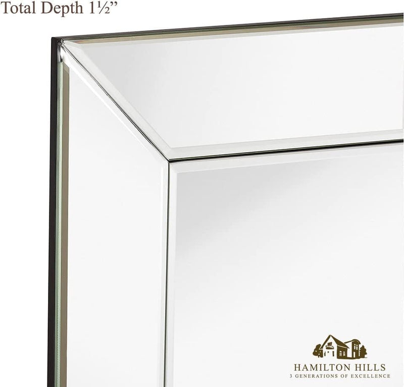 Large Silver Mirror - 24x36 Wall Rectangular