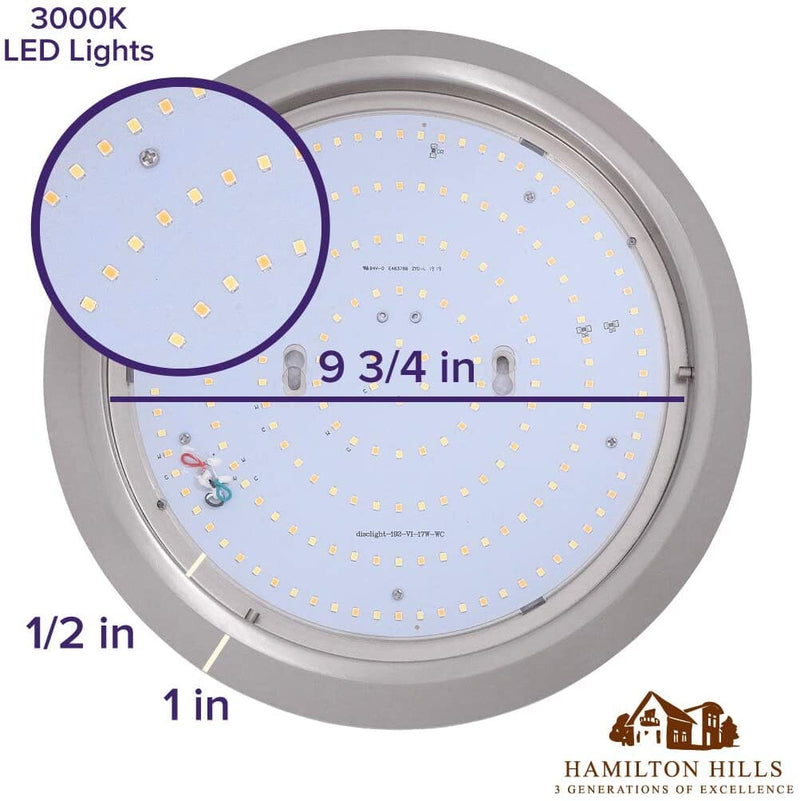 Dimmable Round Smart Flush Ceiling Light