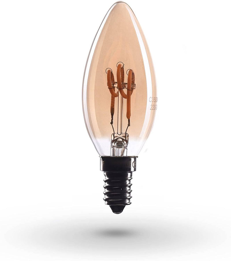 Dimmable Warm White Edison Candles Light Bulb - Antique Style